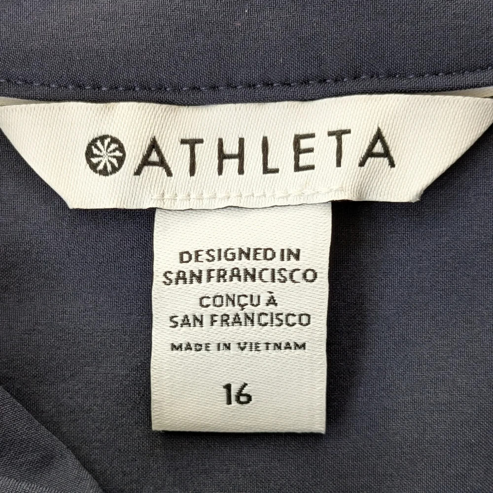 Athleta Jumpsuit Women's 16 Brooklyn Heights Wide Leg NWT - Picture 6 of 11